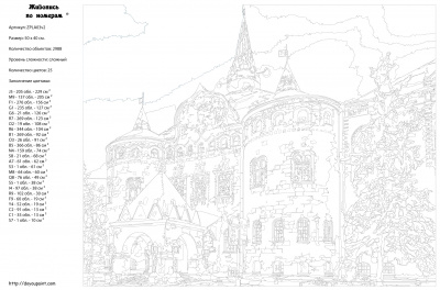 Картина по номерам, 40 x 50, ZPLA03v2