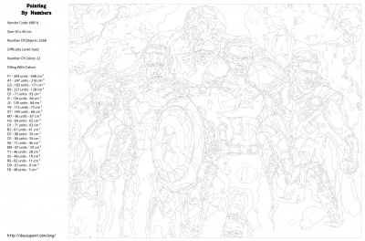 Картина по номерам, 40 x 50, KTMK-68814