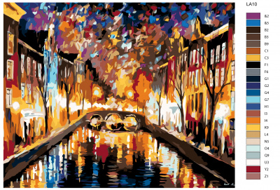 Картина по номерам, 72 x 90, LA10