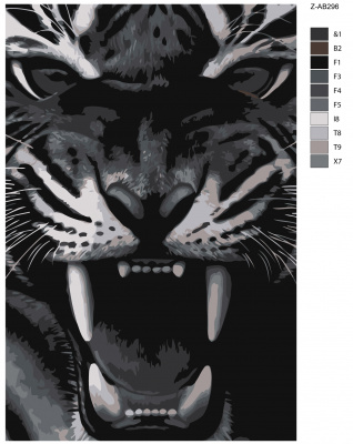 Картина по номерам, 40 x 60, Z-AB296