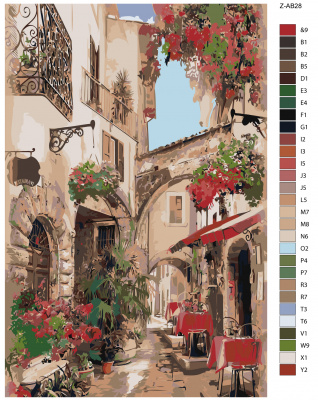 Картина по номерам, 40 x 60, Z-AB28
