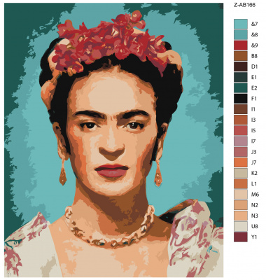 Картина по номерам, 48 x 60, Z-AB166