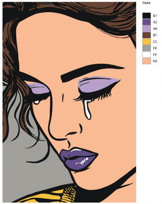 Картина по номерам, 100 x 150, PA64