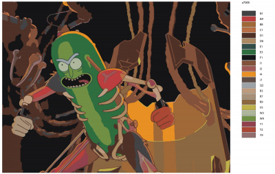 Картина по номерам, 30 x 40, z70651