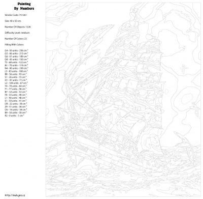 Картина по номерам, 40 x 50, KTMK-751261