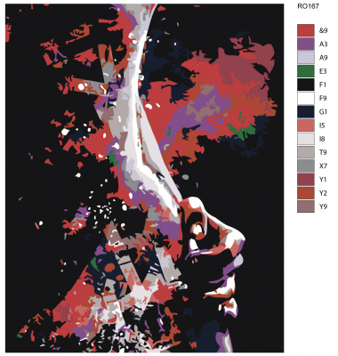 Картина по номерам, 100 x 125, RO167