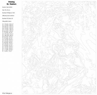 Картина по номерам, 40 x 50, KTMK-40434