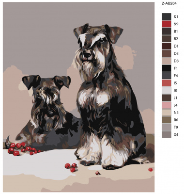 Картина по номерам, 72 x 90, Z-AB204