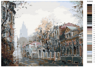 Картина по номерам, 60 x 75, RUS020