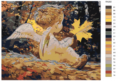 Картина по номерам, 72 x 90, RA292