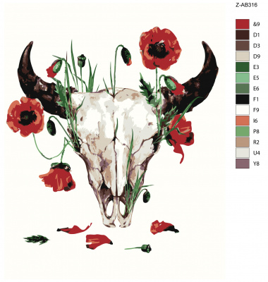 Картина по номерам, 72 x 90, Z-AB316