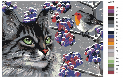 Картина по номерам, 75 x 100, A125