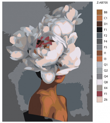 Картина по номерам, 36 x 48, Z-AB705