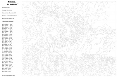 Картина по номерам, 40 x 50, Z-Z4626