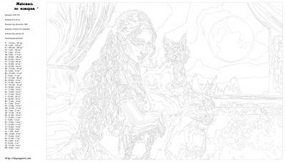 Картина по номерам, 40 x 60, Z-Z101793