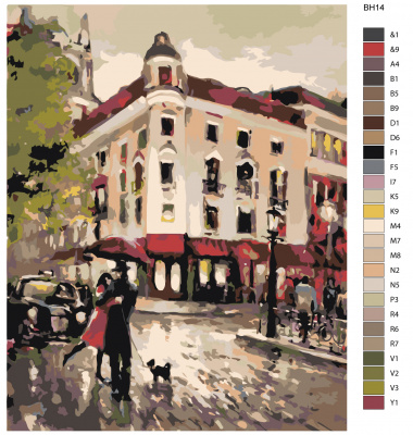 Картина по номерам, 100 x 125, BH14