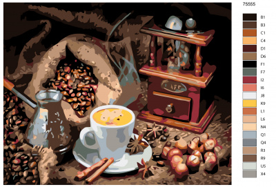 Картина по номерам, 100 x 125, KTMK-75555