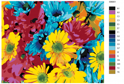 Картина по номерам, 72 x 90, KTMK-006951