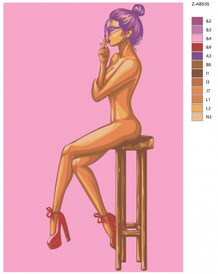 Картина по номерам, 48 x 72, Z-AB535