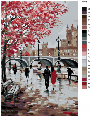 Картина по номерам, 100 x 150, RO33