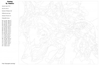 Картина по номерам, 40 x 50, KTMK-57101