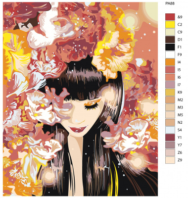 Картина по номерам, 80 x 100, PA88