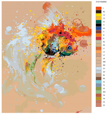 Картина по номерам, 72 x 90, Z1011002652