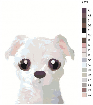 Картина по номерам, 54 x 72, A585