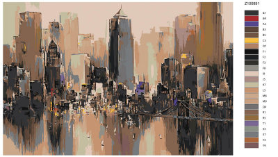Картина по номерам, 40 x 60, Z100891