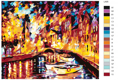 Картина по номерам, 40 x 50, LA05