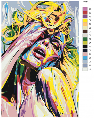 Картина по номерам, 100 x 150, PA184