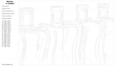 Картина по номерам, 40 x 60, RA165