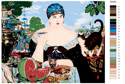 Картина по номерам, 48 x 60, RA005