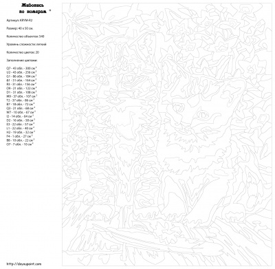 Картина по номерам, 40 x 50, KRYM-R01