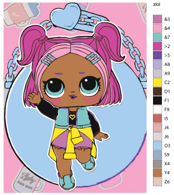 Картина по номерам, 30 x 40, zlol