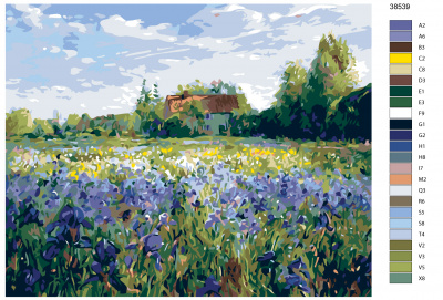 Картина по номерам, 100 x 125, KTMK-38539