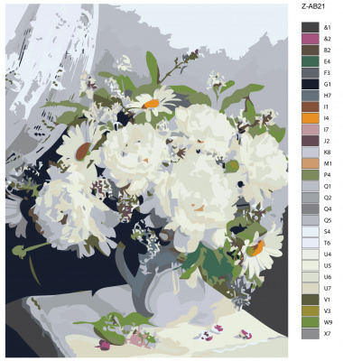 Картина по номерам, 60 x 75, Z-AB21