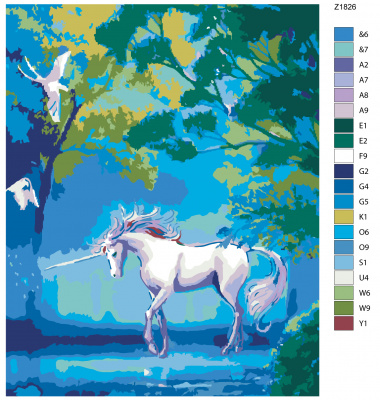 Картина по номерам, 48 x 60, Z1826