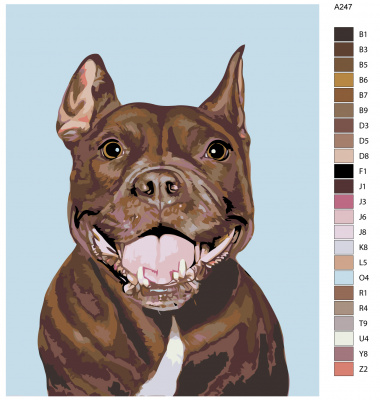 Картина по номерам, 100 x 125, A247