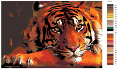 Картина по номерам, 60 x 90, Z1795