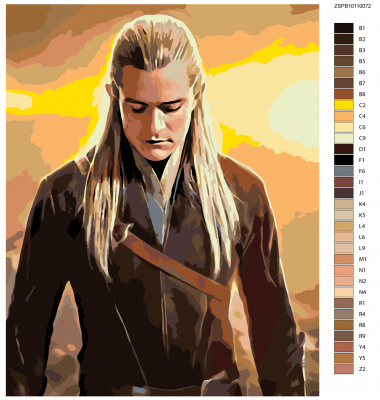 Картина по номерам, 72 x 90, RRBP-ZSPB10110072