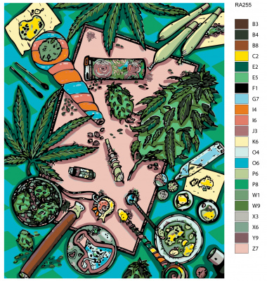 Картина по номерам, 48 x 60, RA255