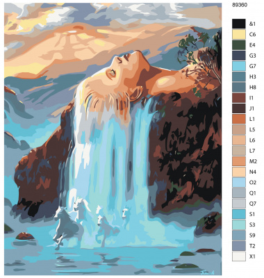 Картина по номерам, 100 x 125, KTMK-89360