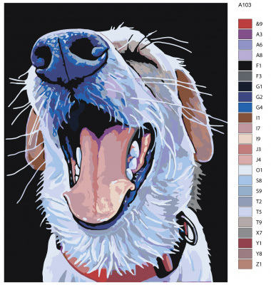 Картина по номерам, 100 x 125, A103