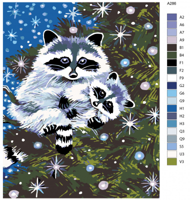 Картина по номерам, 80 x 100, A286