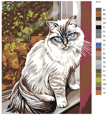 Картина по номерам, 80 x 100, A111