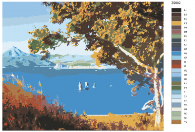 Картина по номерам, 72 x 90, Z-Z9992