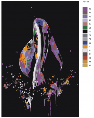 Картина по номерам, 40 x 60, RO164