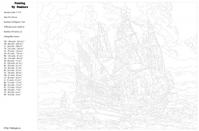 Картина по номерам, 40 x 50, KTMK-11119