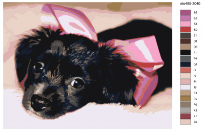 Картина по номерам, 36 x 48, ets485-3040